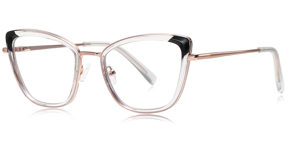 Cat Eye Frame pattern-translucent