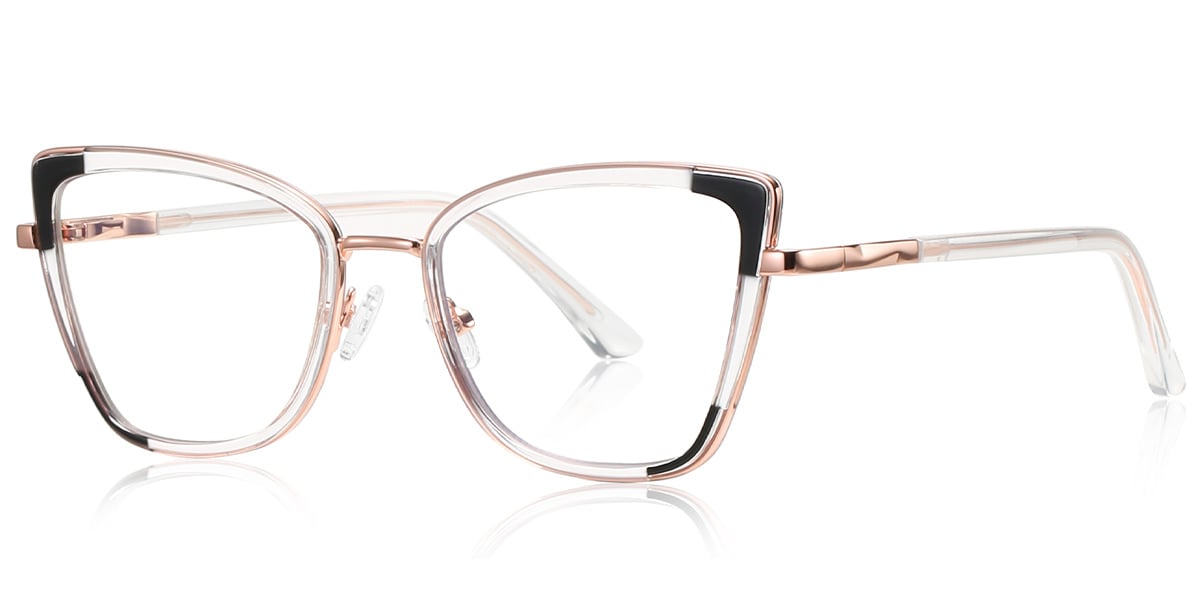 Cat Eye Frame pattern-translucent