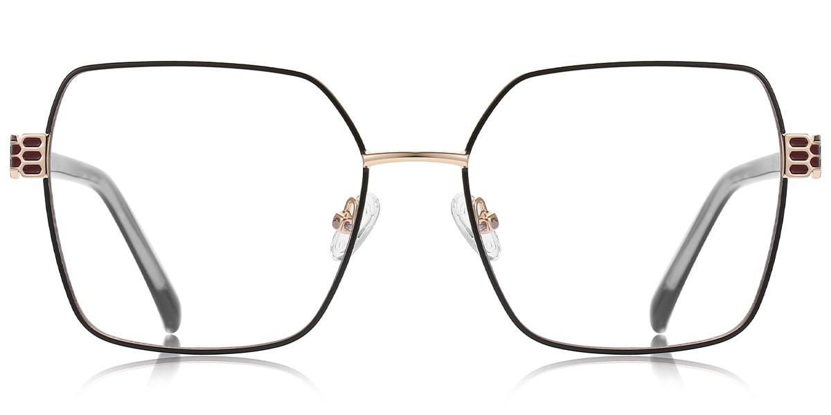 Square Frame black-gold