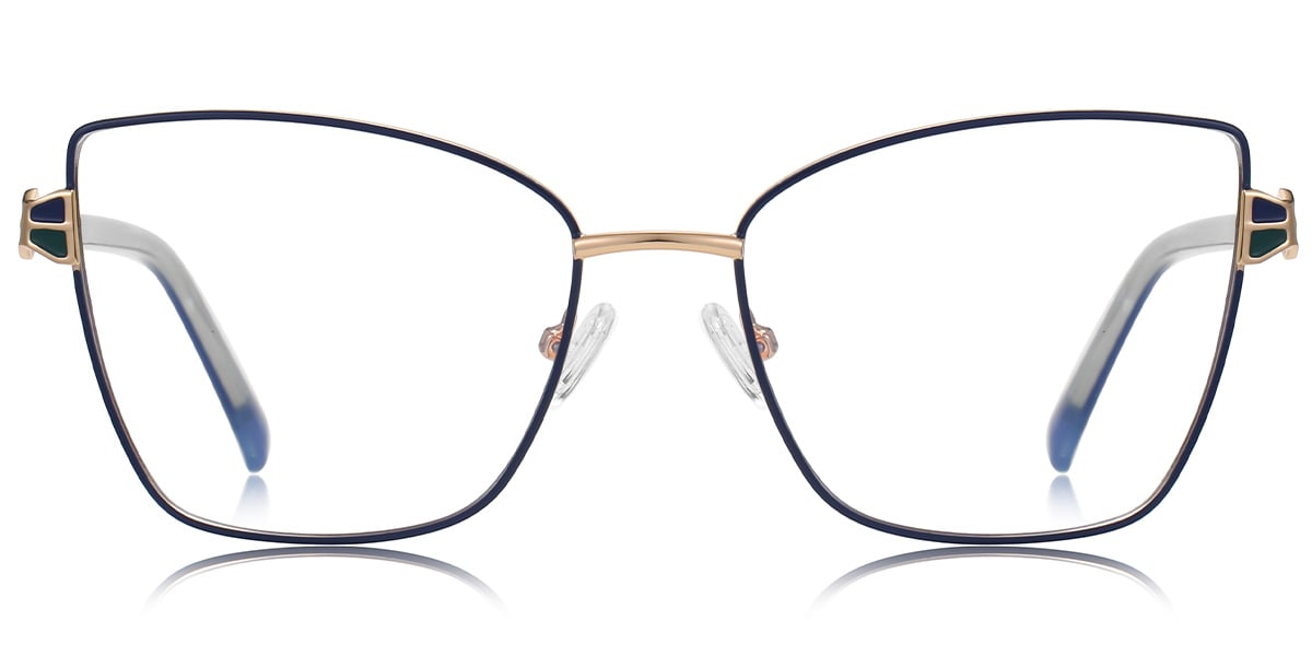 Cat Eye Frame blue