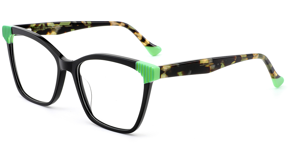 Acetate Cat Eye Frame black