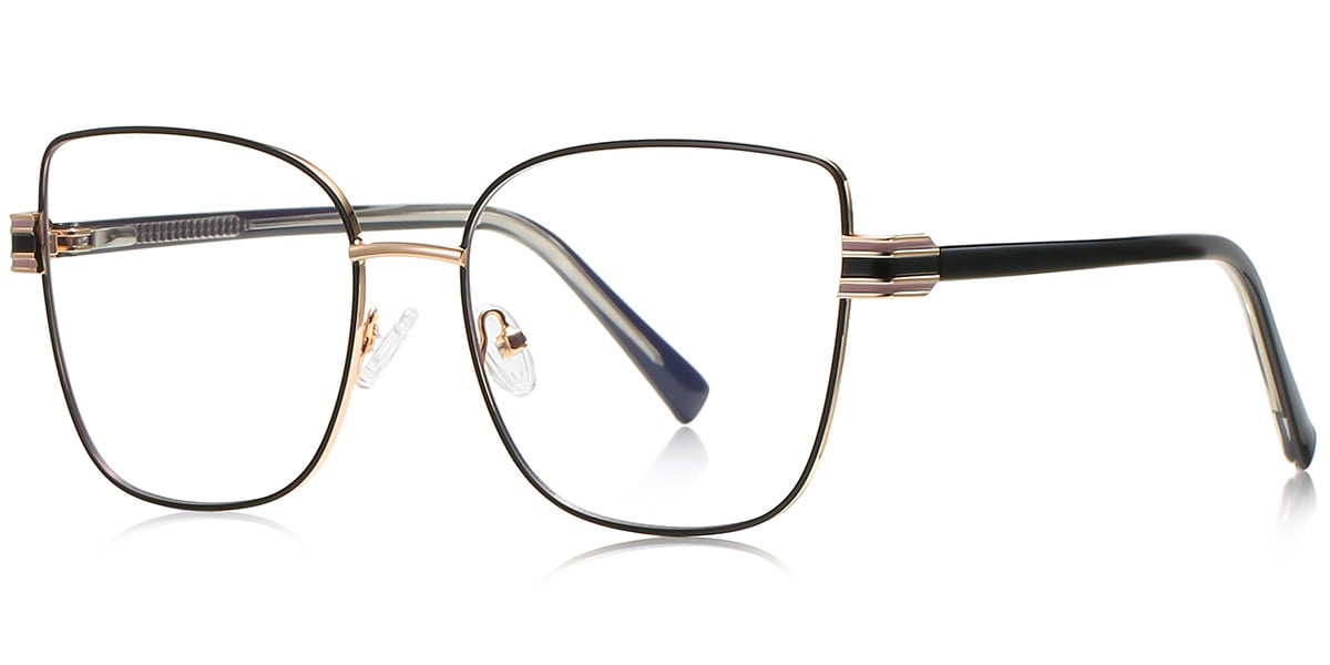 Square Frame black-gold