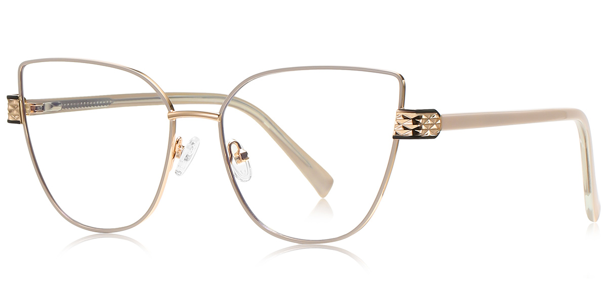 Cat Eye Frame beige