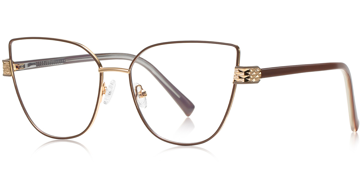 Cat Eye Frame brown