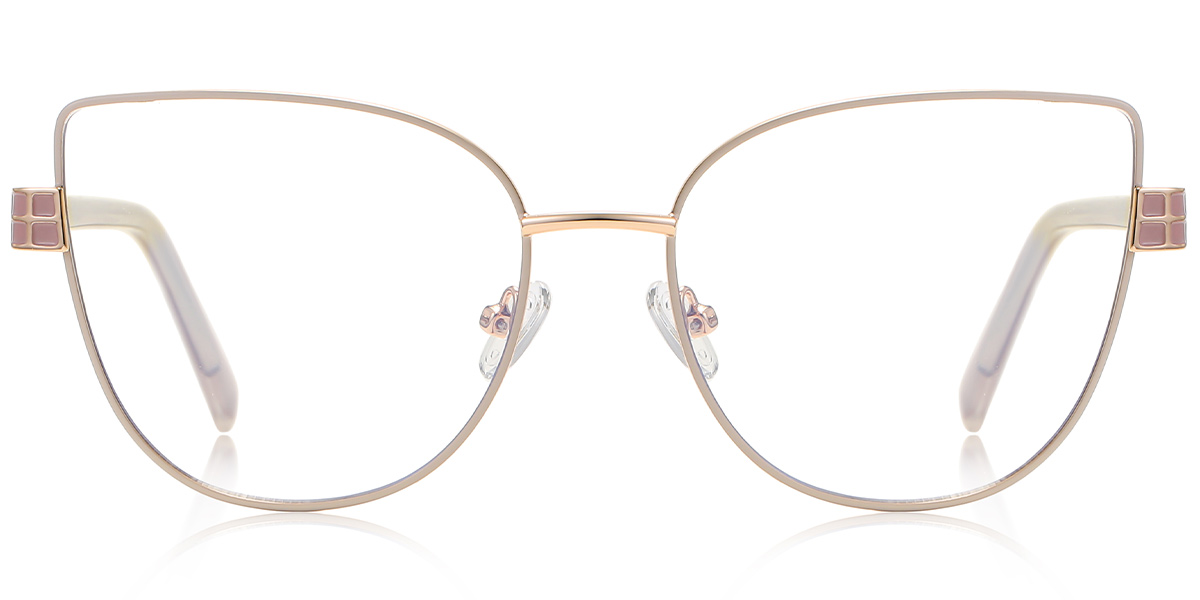 Cat Eye Frame beige