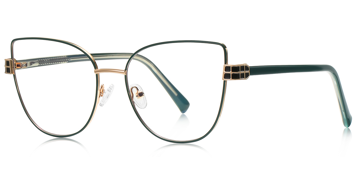 Cat Eye Frame green