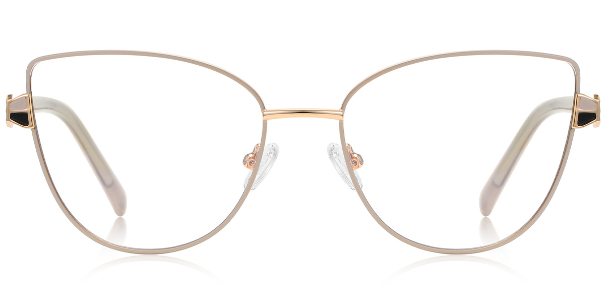 Cat Eye Frame beige