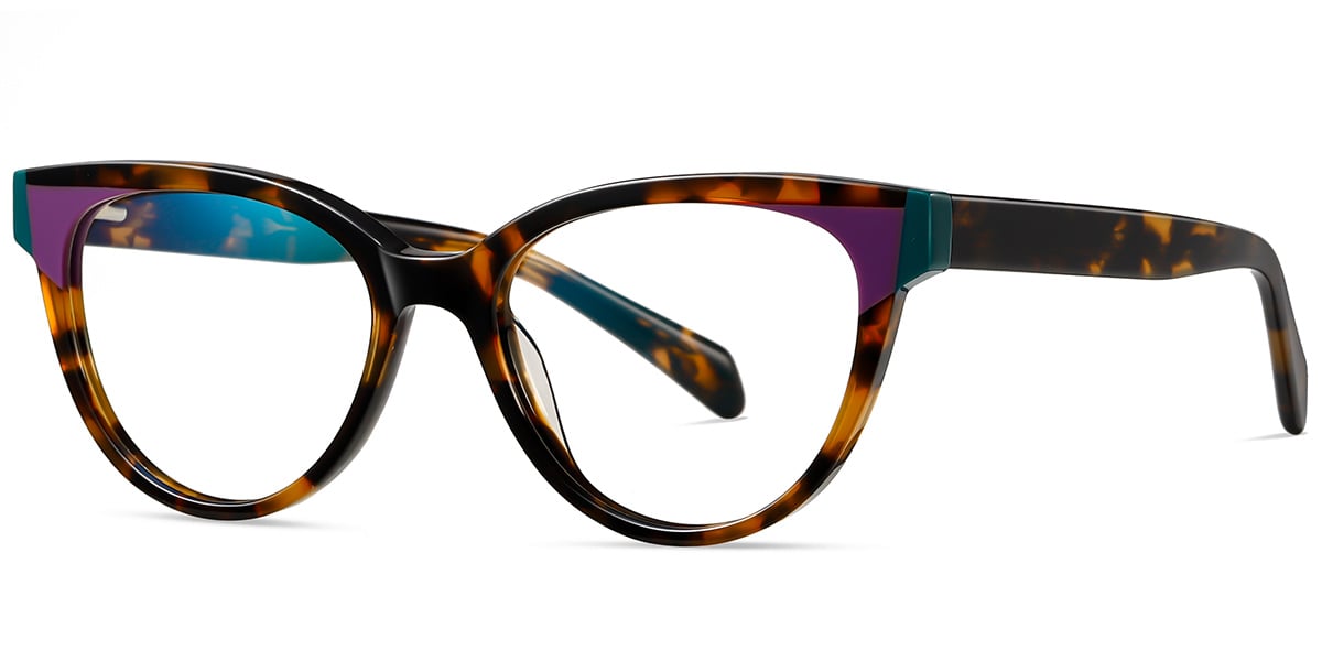 Acetate Cat Eye Frame pattern-tortoiseshell