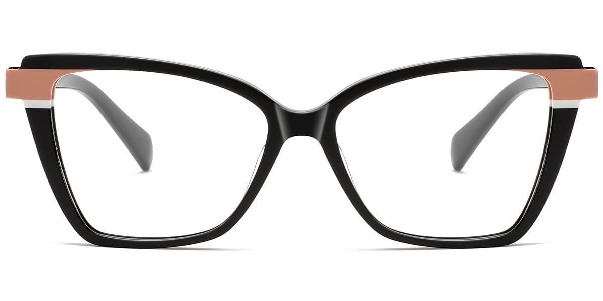 Acetate Square Cat Eye Frame 