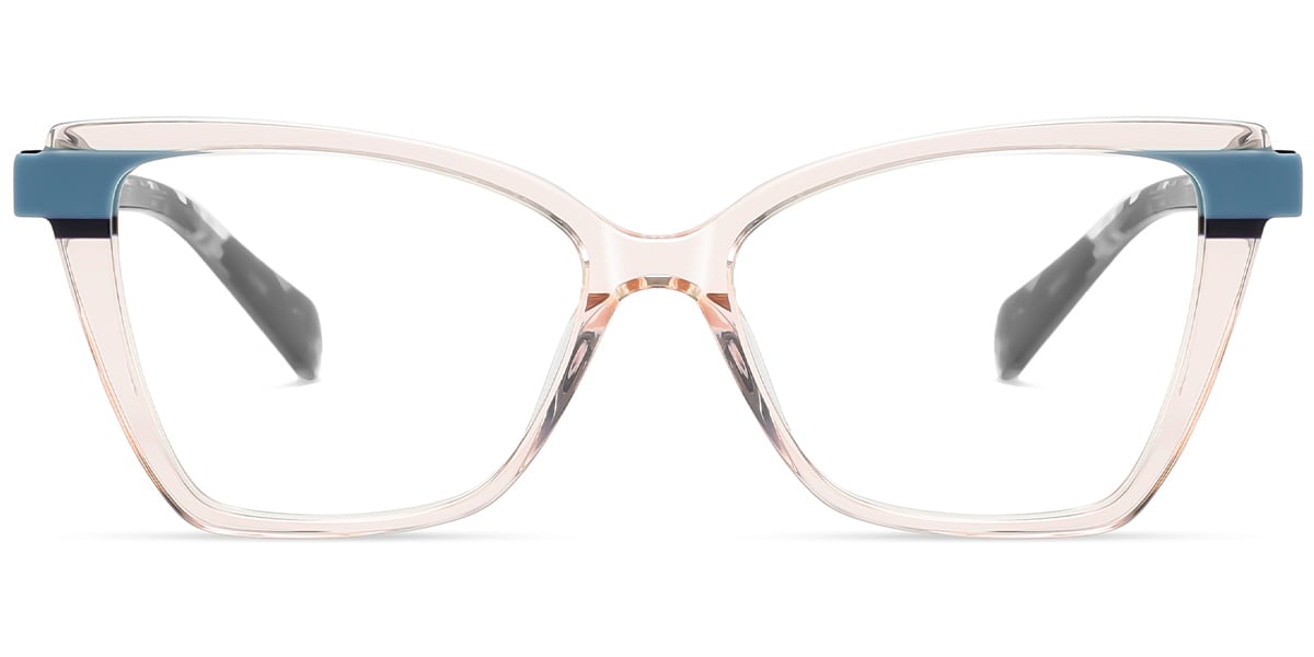 Acetate Square Cat Eye Frame 