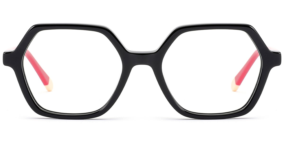 Kid's Acetate Square Frame black