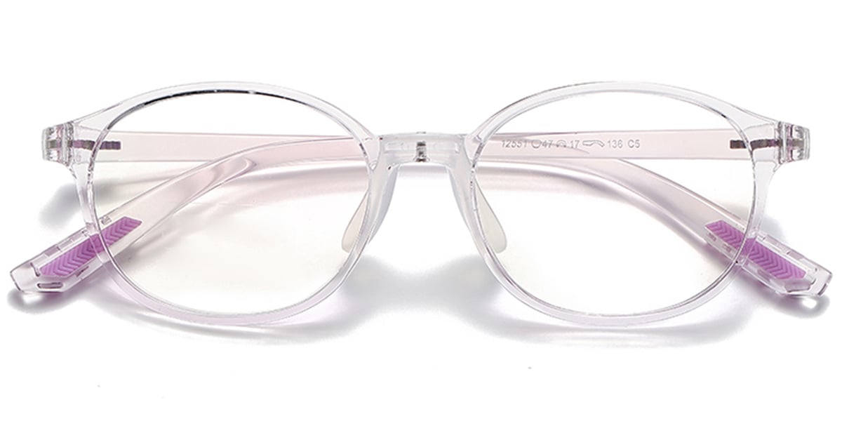 Kid's Oval Frame translucent-purple