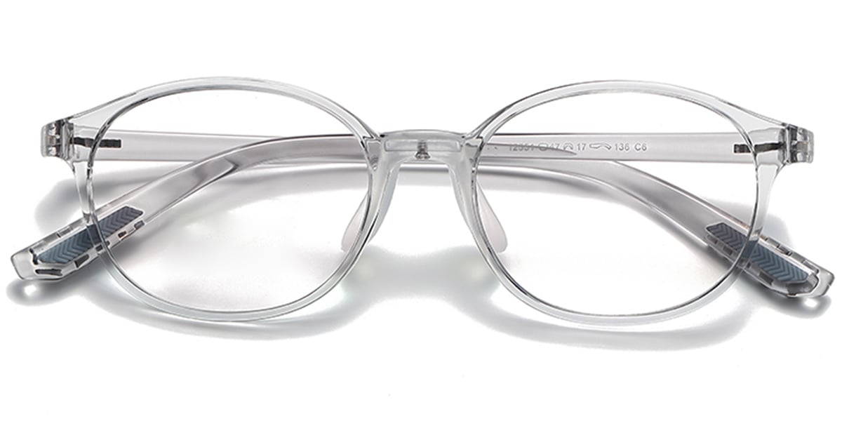 Kid's Oval Frame translucent-grey