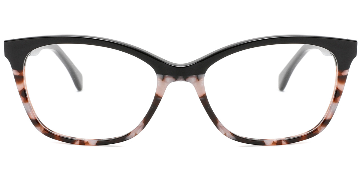 Acetate Rectangle Frame pattern-tortoiseshell