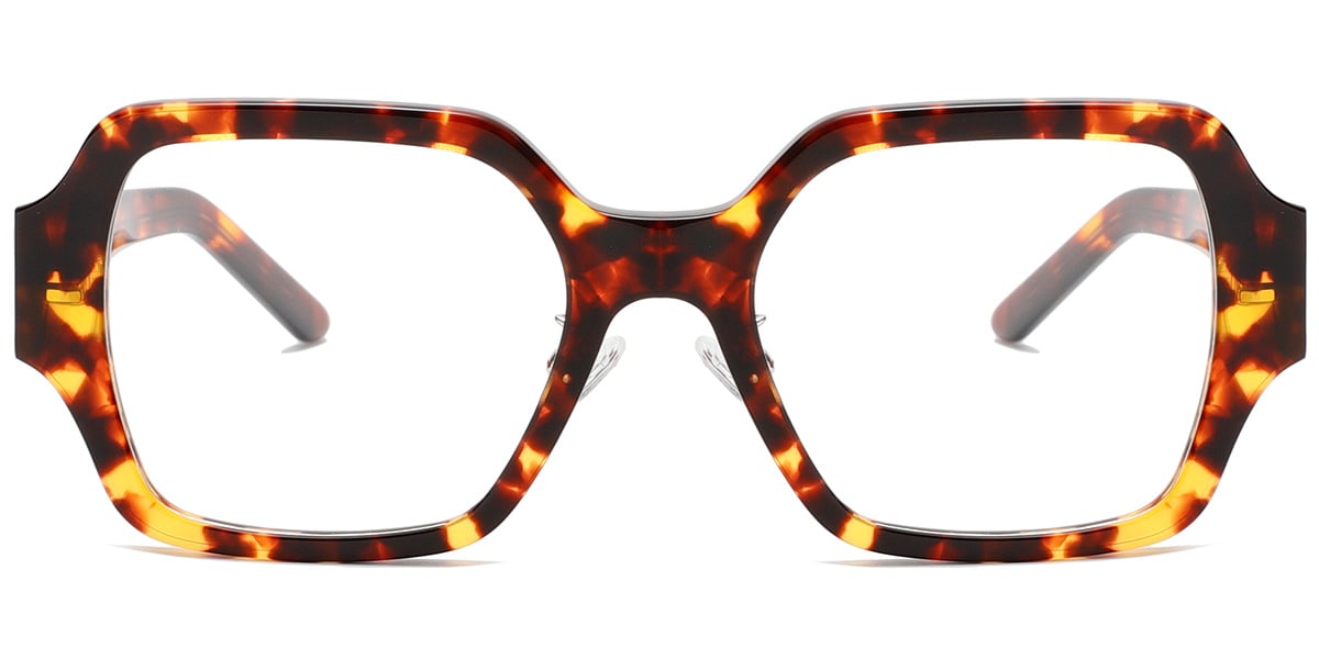 Acetate Square Frame tortoiseshell