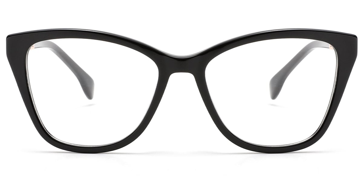 Acetate Cat Eye Frame black