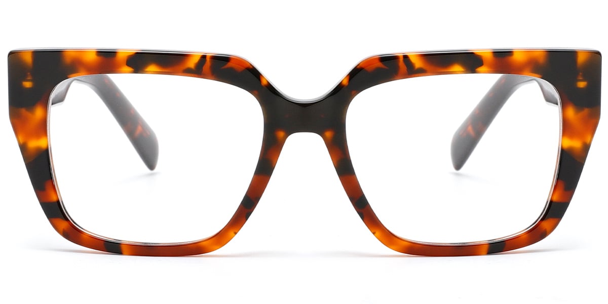 Acetate Rectangle Frame tortoiseshell