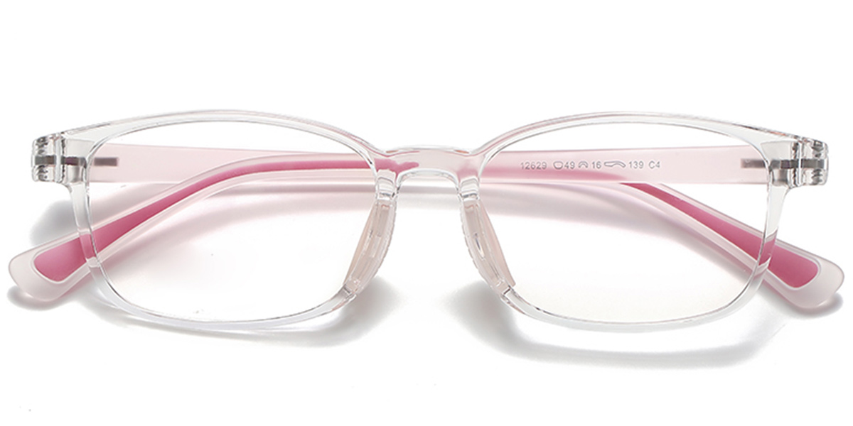 Kid's Rectangle Frame translucent-pink