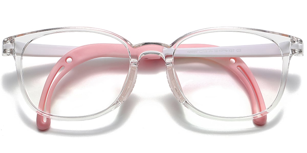 Kid's Rectangle Frame translucent-pink