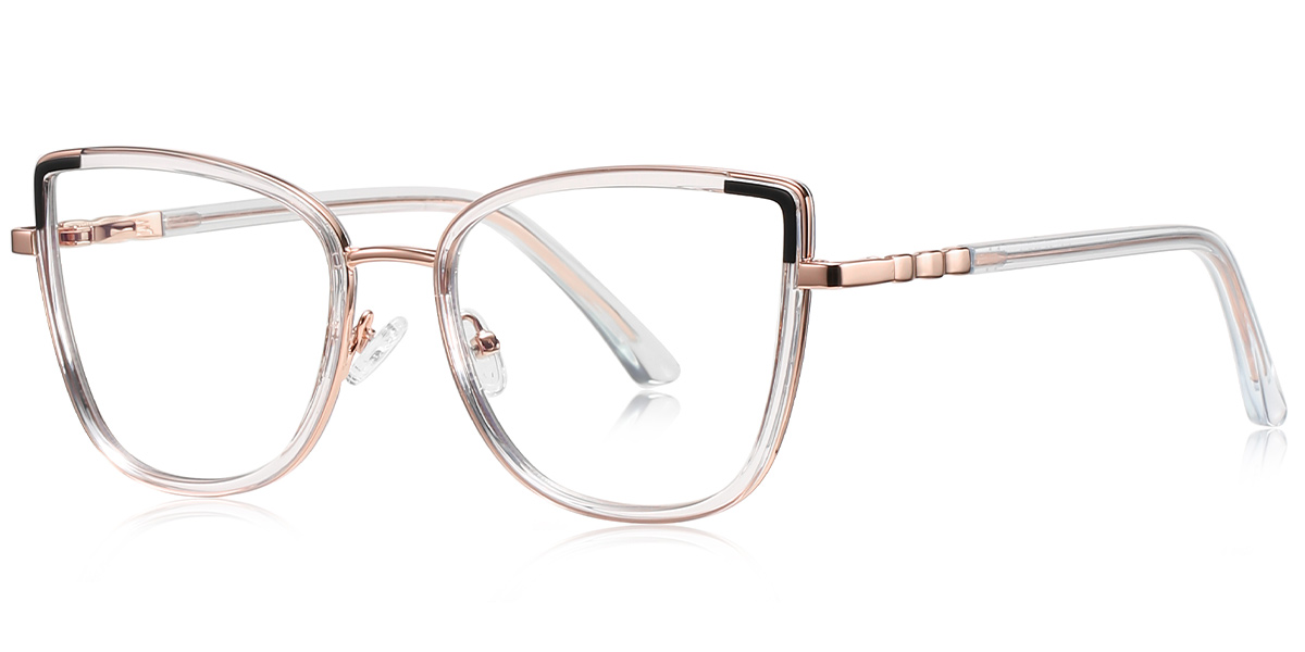 Cat Eye Frame pattern-translucent