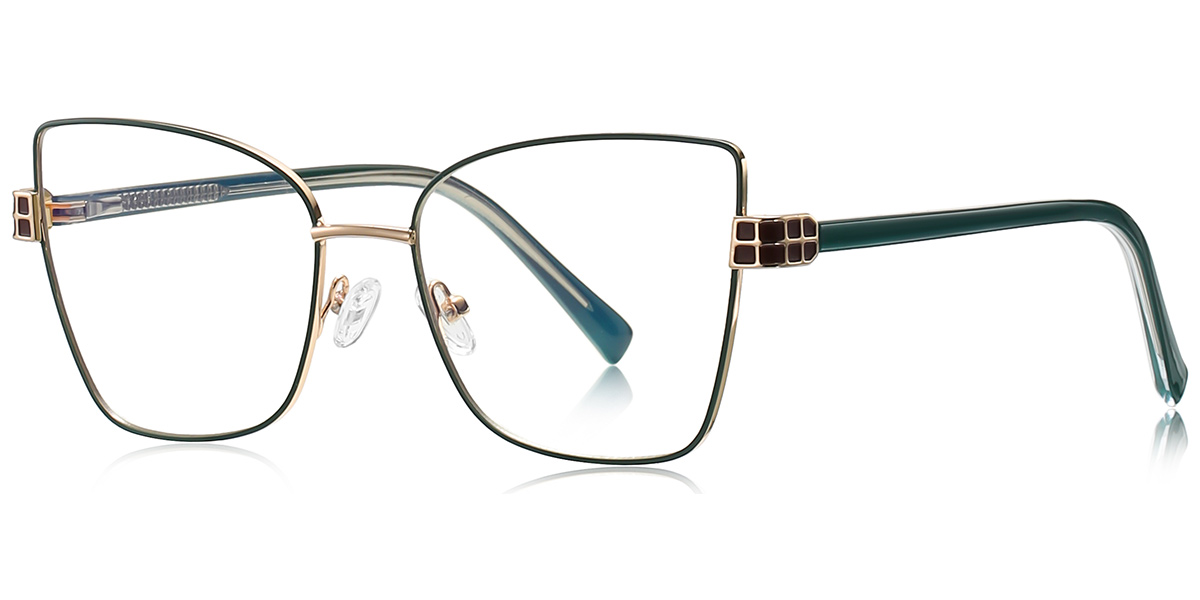 Cat Eye Frame green