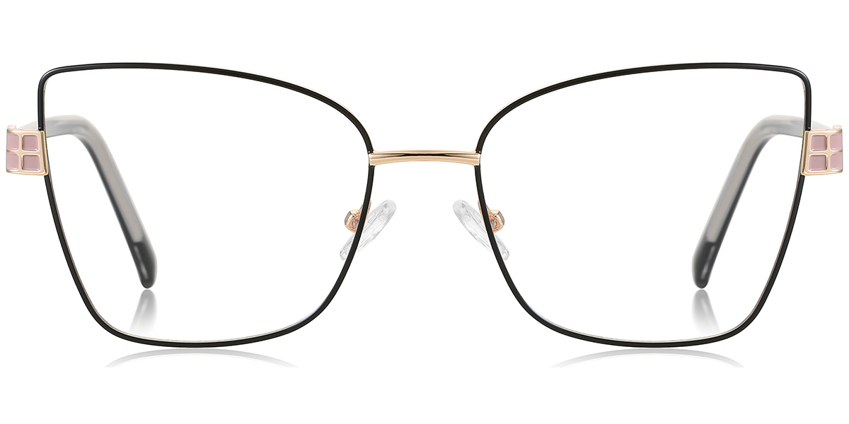 Cat Eye Frame black-gold