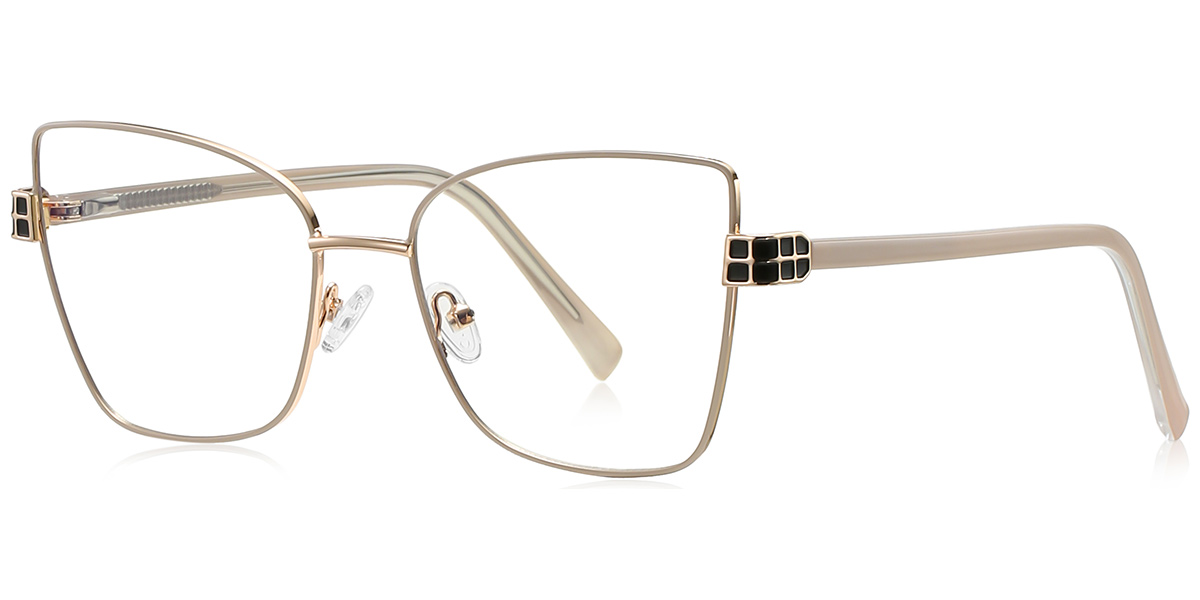 Cat Eye Frame beige