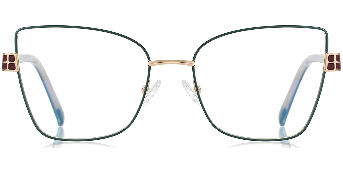 Cat Eye Frame green