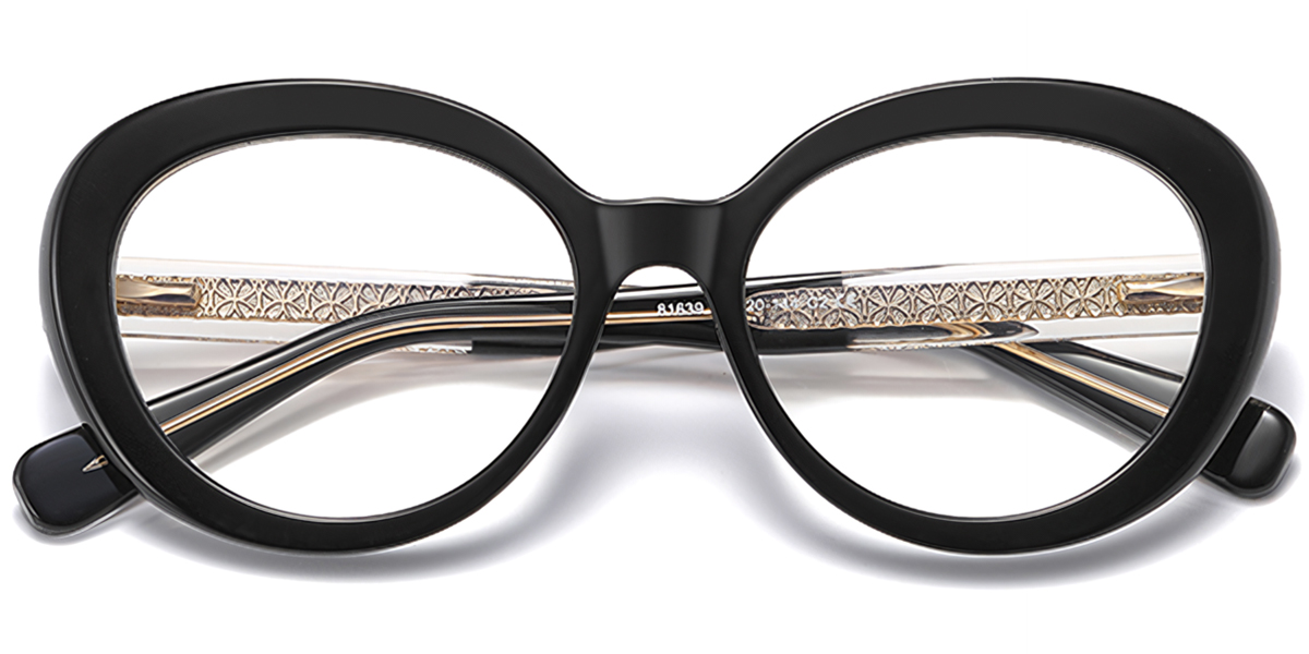 Oval Frame black