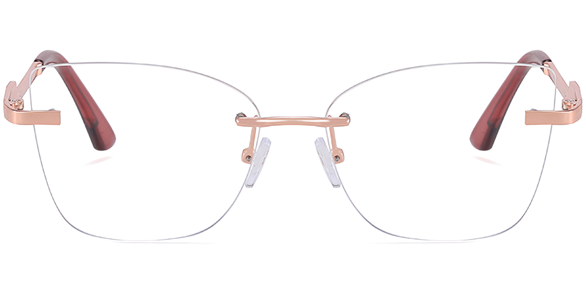 Cat Eye Frame translucent-rose