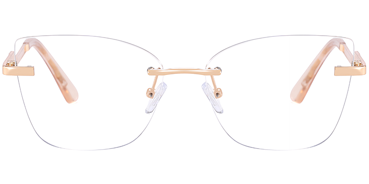 Cat Eye Frame translucent-light_brown