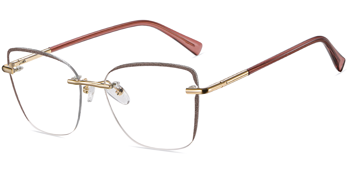 Square Frame translucent-brown
