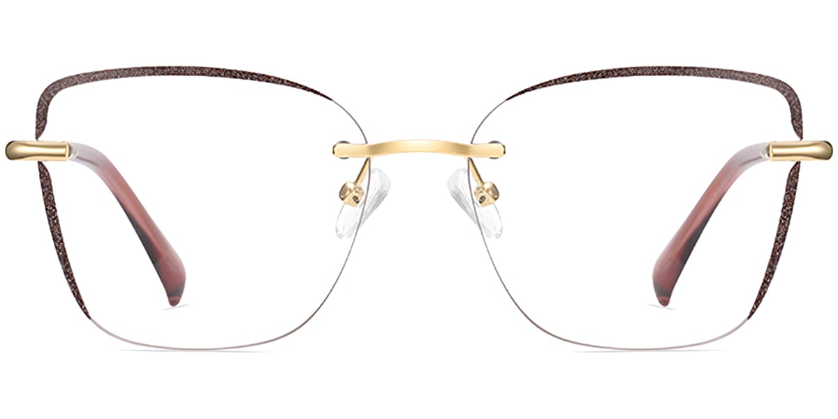 Square Frame translucent-brown