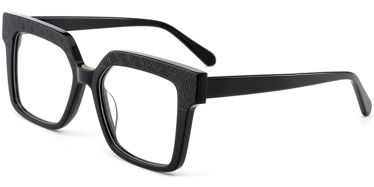 Acetate Square Frame black