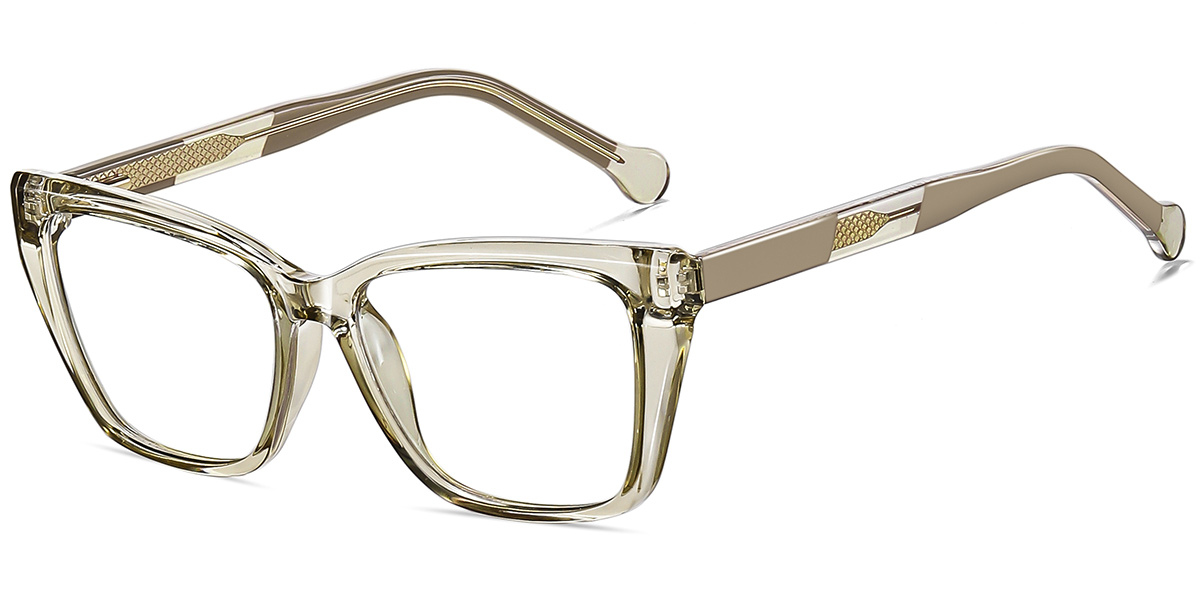 Square Frame translucent-green