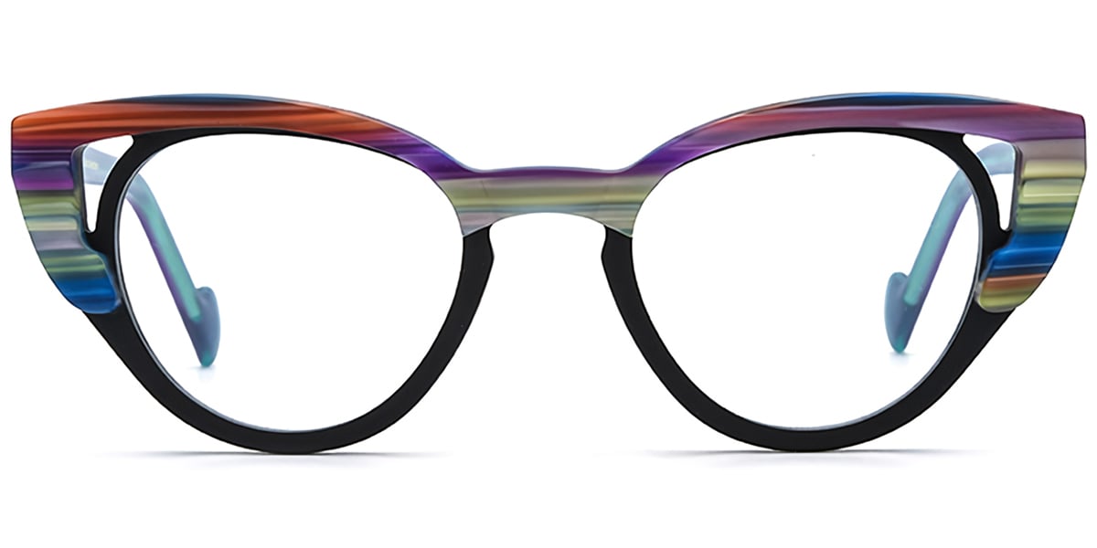 Acetate Cat Eye Frame F7541