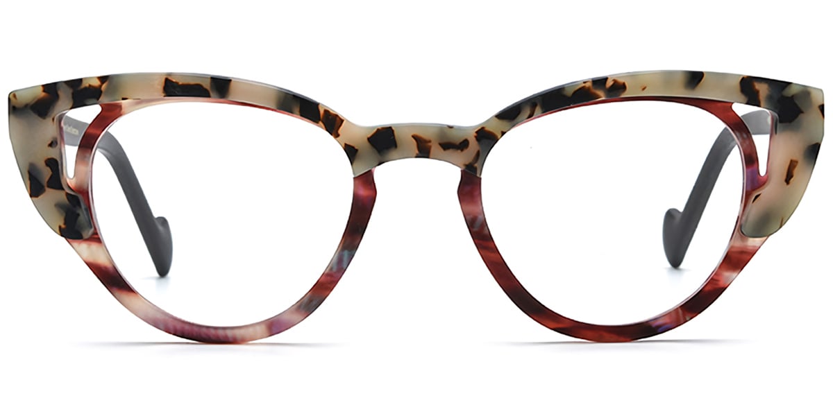 Acetate Cat Eye Frame F7541