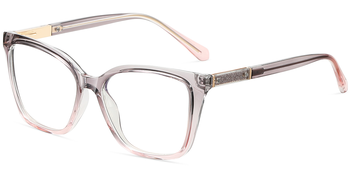 Cat Eye Frame gradient_grey