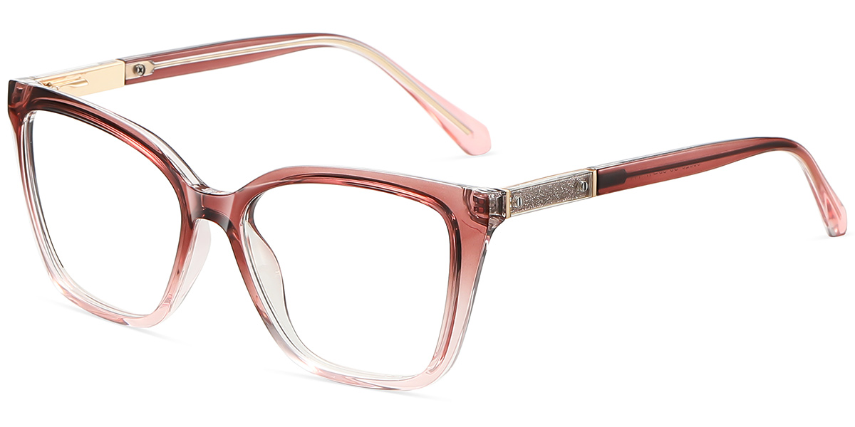 Cat Eye Frame gradient_pink