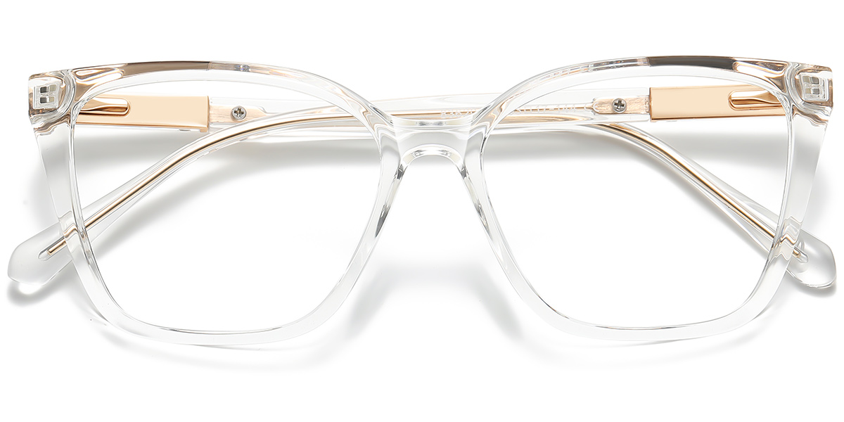 Cat Eye Frame translucent-white
