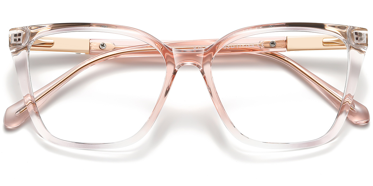 Cat Eye Frame translucent-pink