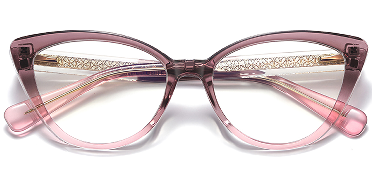 Cat Eye Frame gradient_pink