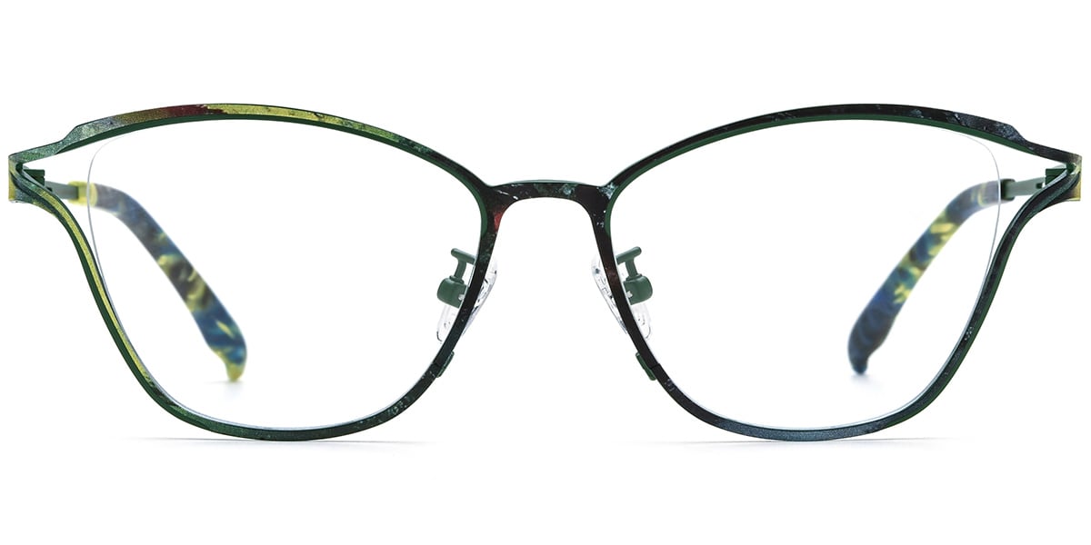 Titanium Cat Eye Frame F8125