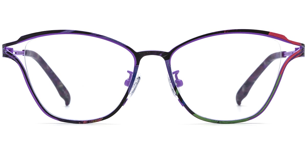 Titanium Cat Eye Frame F8125