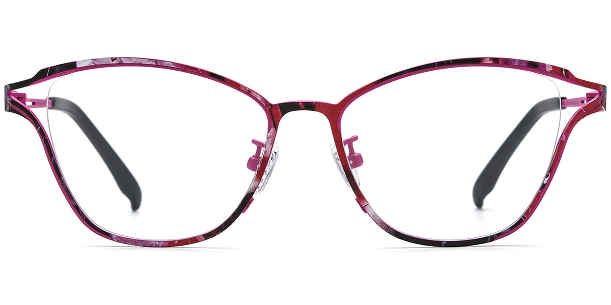 Titanium Cat Eye Frame F8125
