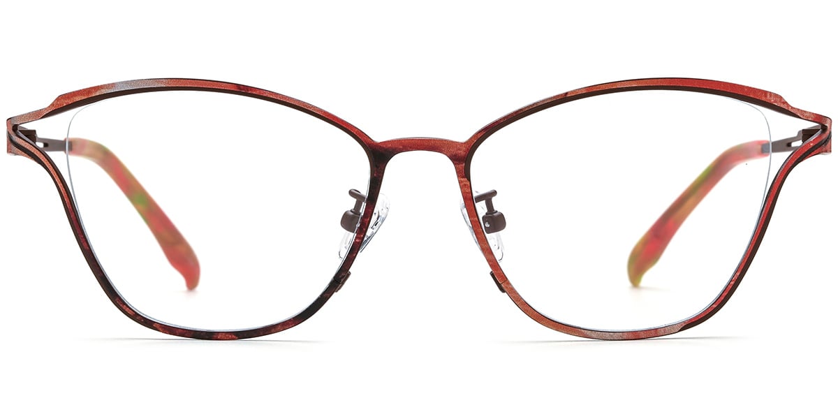 Titanium Cat Eye Frame F8125