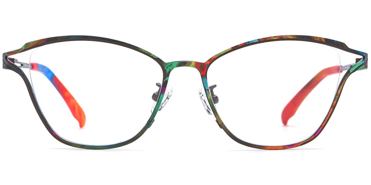 Titanium Cat Eye Frame F8125