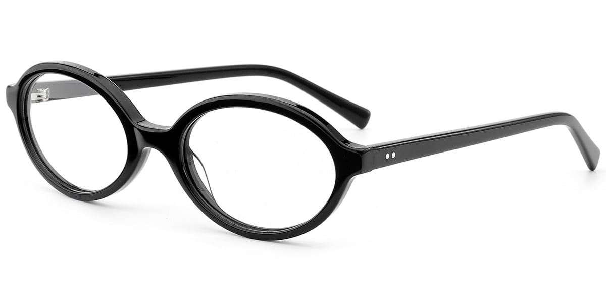 Acetate Oval Frame black