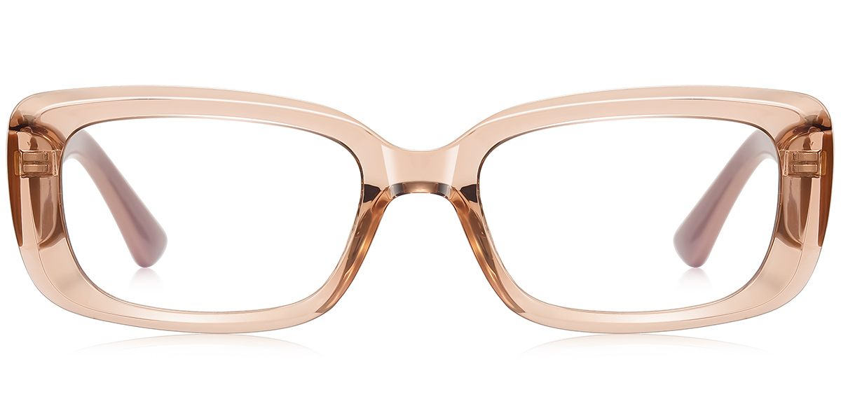 Rectangle Frame translucent-brown