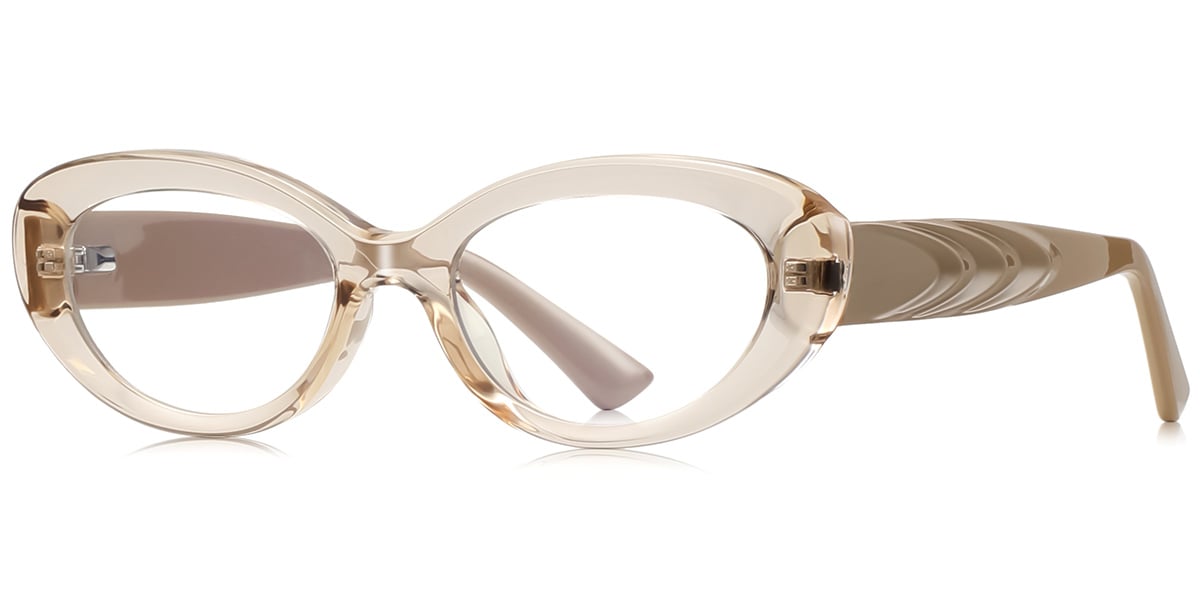 Oval Frame translucent-light_brown
